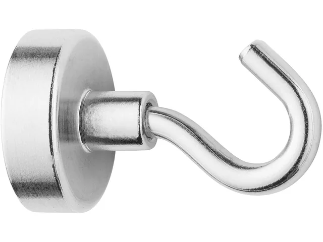 Magneet met haak Westcott 25mm zilver 15kg