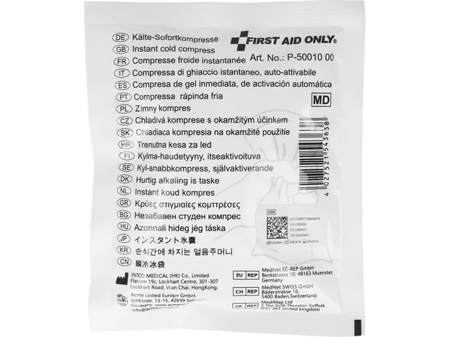 Koelkompres First Aid Only eenmalig