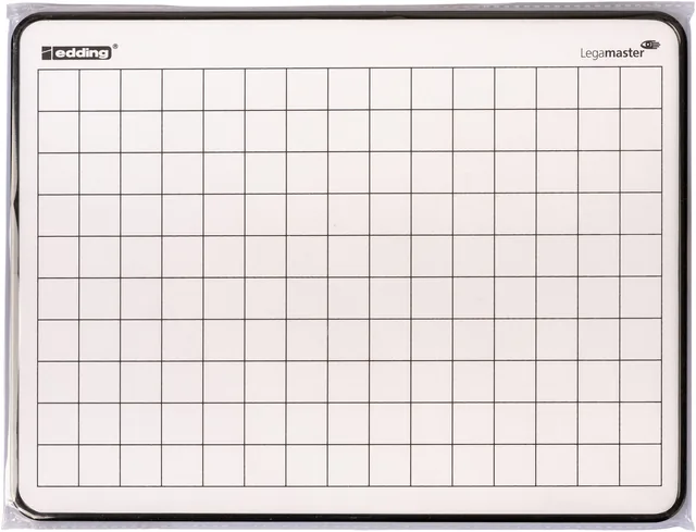 Wisbord Legamaster melamine geruit-blanco