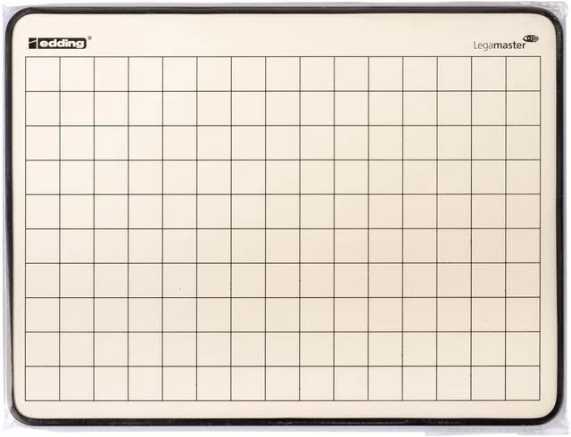 Wisbord Legamaster melamine geruit-blanco