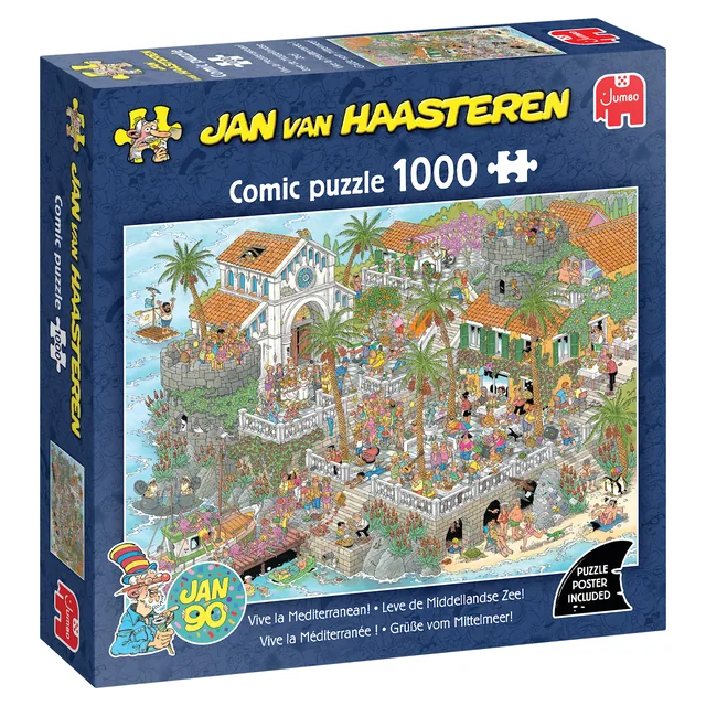 Jan van Haasteren Leve de Middellandse Zee 1000st