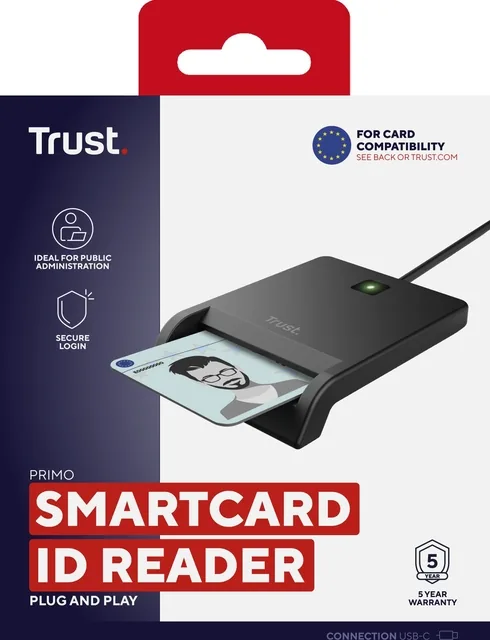 Smartcardlezer Trust Primo USB-C