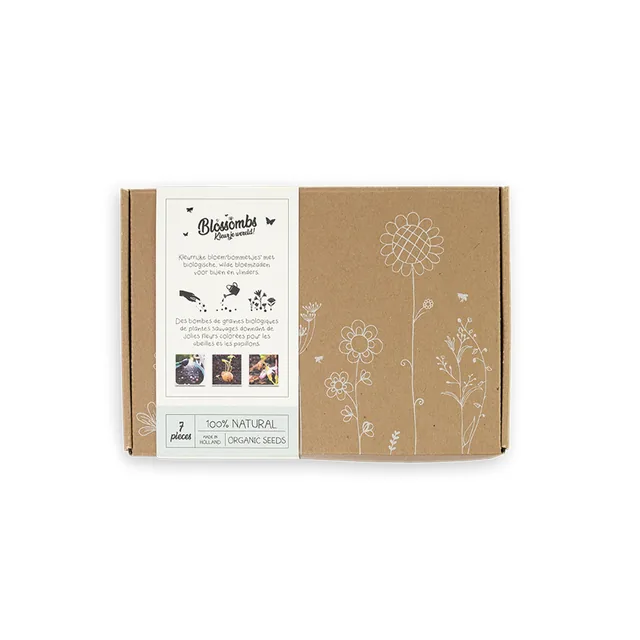 Giftbox Blossombs box à 7 zaadbommetjes