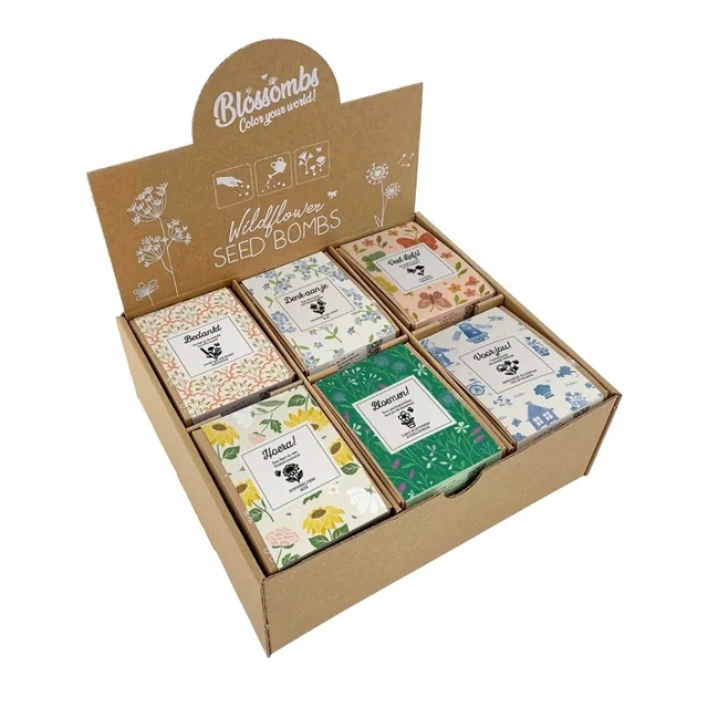 Giftbox Blossombs Herbs-Flowers ass displ à 24st