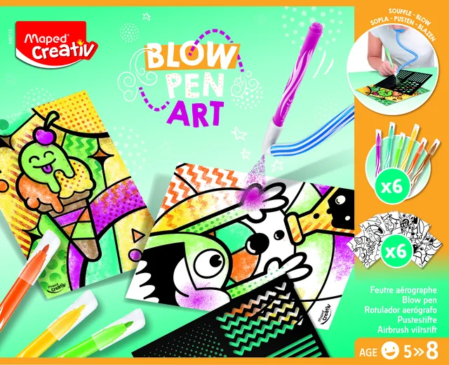 Blowpen Maped Art Pop Art complete activiteit