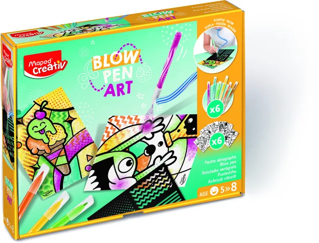Blowpen Maped Art Pop Art complete activiteit