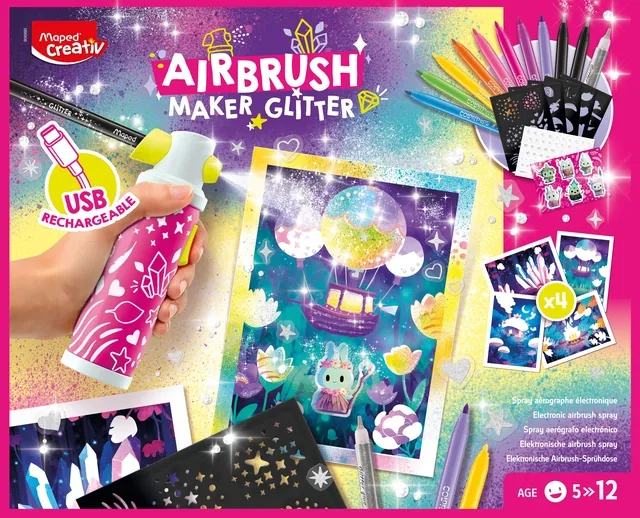 Airbrush Maker Maped Glitter