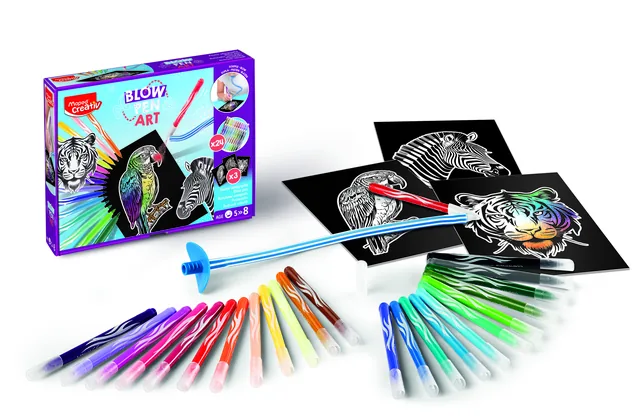Blowpen Maped Art Creatief met 24 kleuren