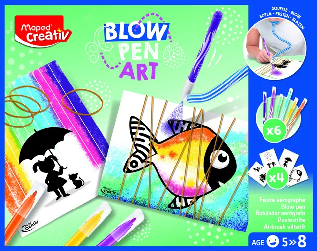 Blowpen Maped Art String Art complete activiteit