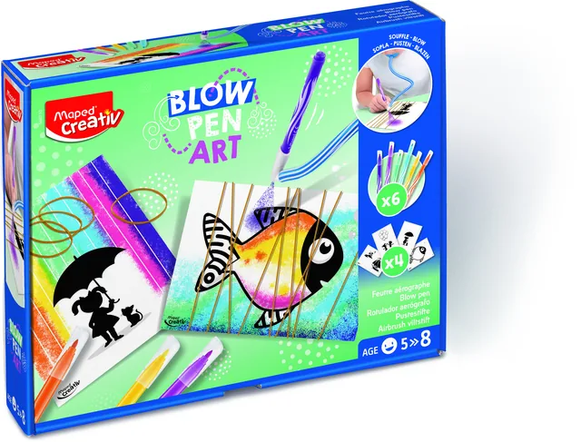 Blowpen Maped Art String Art complete activiteit