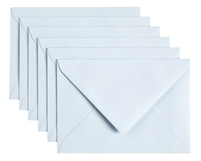 Envelop Papicolor C6 114x162mm babyblauw