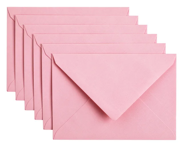 Envelop Papicolor C6 114x162mm babyroze