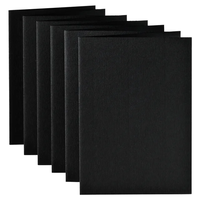 Correspondentiekaart Papi dubbel A 6r avenzwart