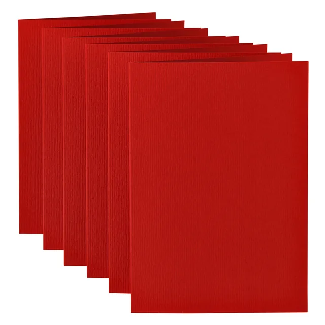Correspondentiekaart Papi dubbel A6 rood