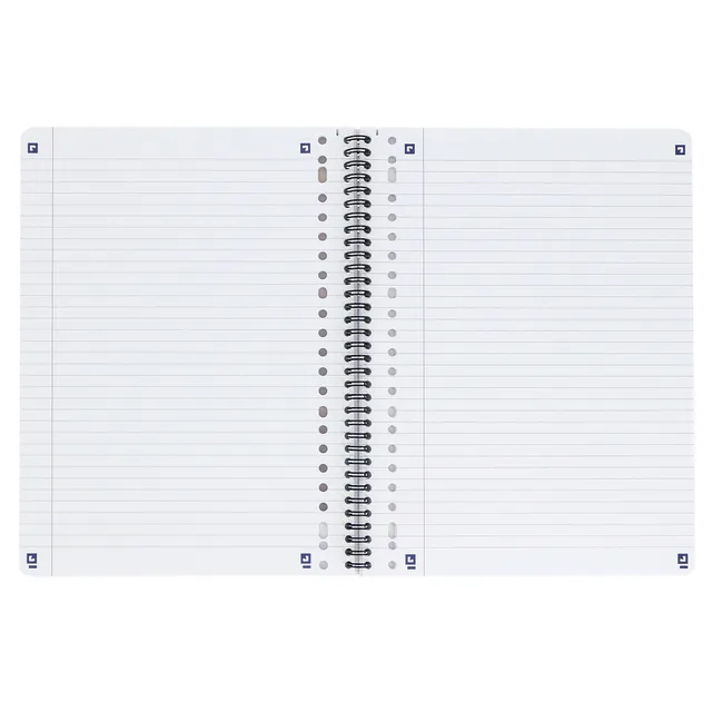 Collegeblk Oxf School A4+ ln 23gaats 160pag zwart