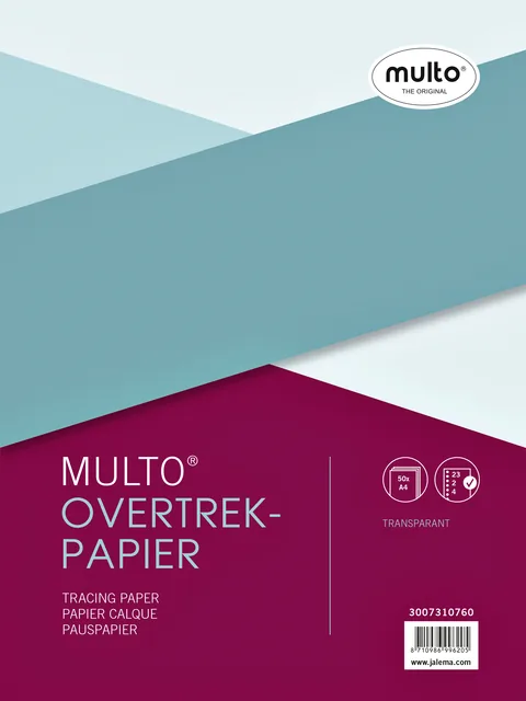 Interieur Multo 23-gaats overtrekpapier 40gr 50v