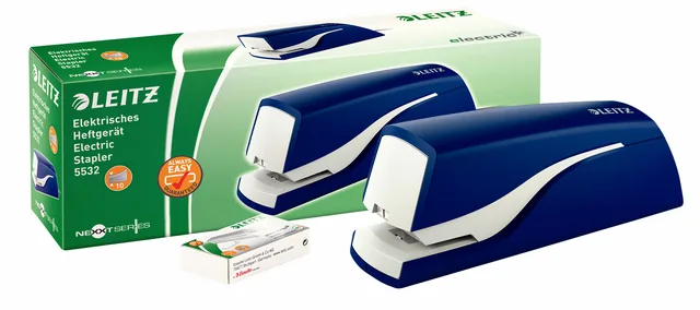 Nietmachine Leitz Nexxt 10 vel blauw