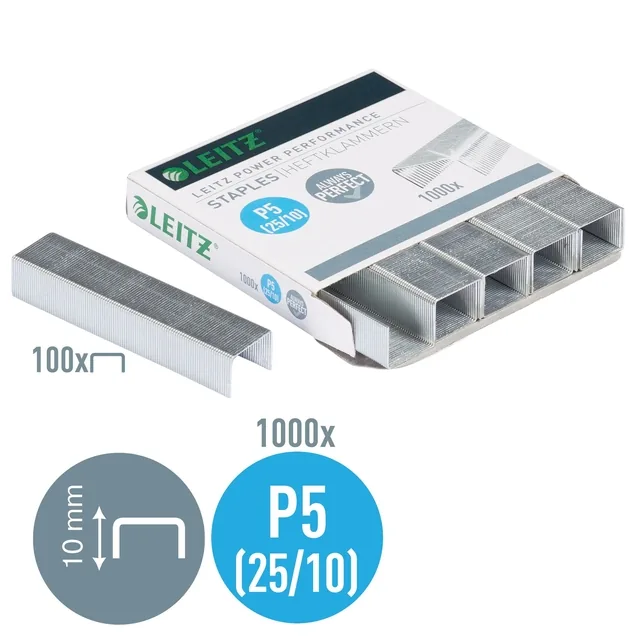 Nieten Leitz 25/10 verzinkt 1000st