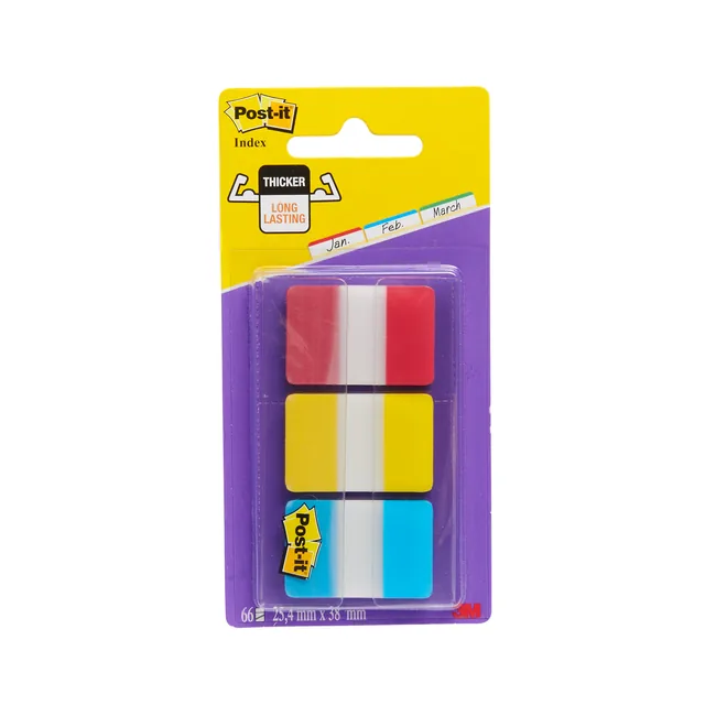 Indextabs Post-it 686RYB 25.4x38.1mm strong ass