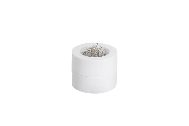 Papercliphouder MAUL Pro magnetisch 73mmx60mm wit