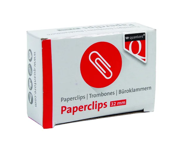 Paperclip Quantore R2 32mm kort