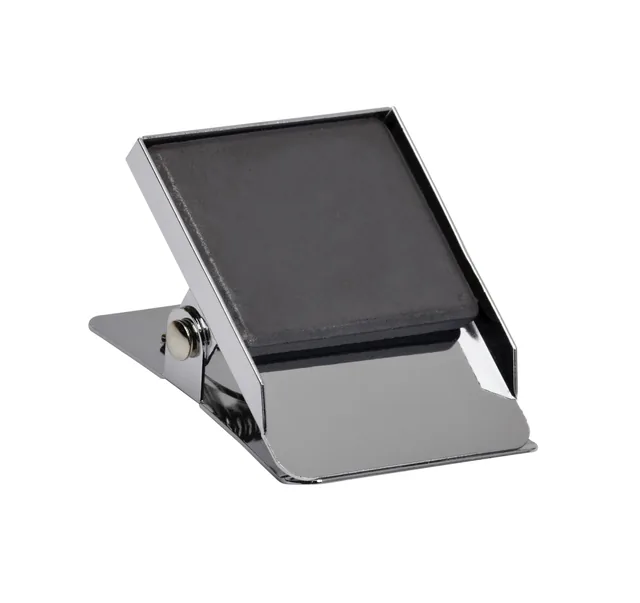 Papierklem MAUL magnetisch vierkant 40mm zilver