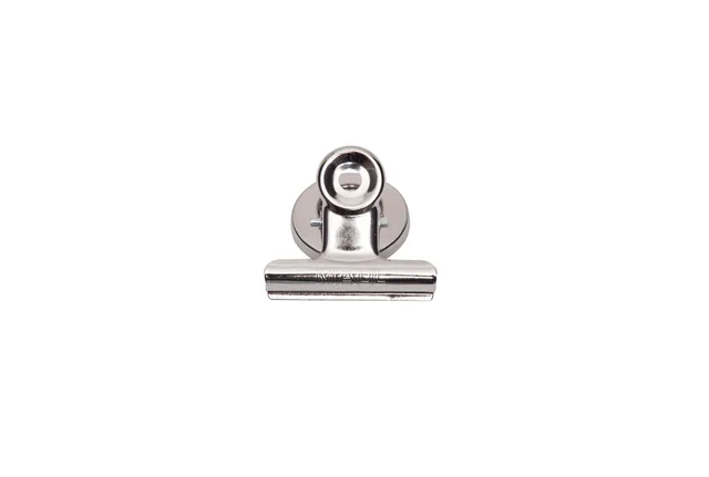 Papierklem MAUL Bulldog magneet 40mm zilver 2st