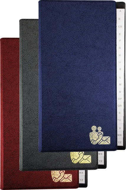 Telefoonalbum Kangaro 215x130mm A-Z 4r assorti