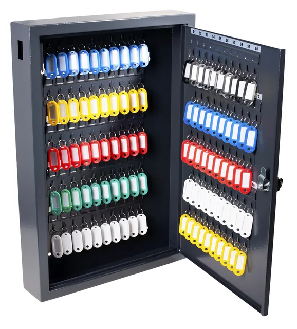 Sleutelkast Pavo Deluxe 100 haken donkergrijs