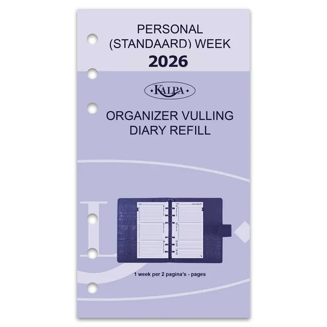 Agendavulling 2027 Kalpa Personal 7dagen/2pagina's