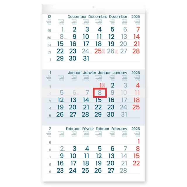 3-Maandskalender 2027 INNI Manager