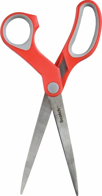 Schaar Scotch 18cm comfort rood blister