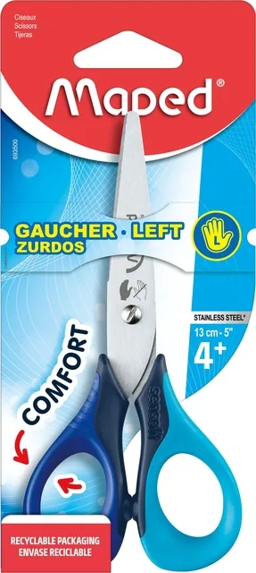 Kinderschaar Maped Sensoft 13cm linkshandig