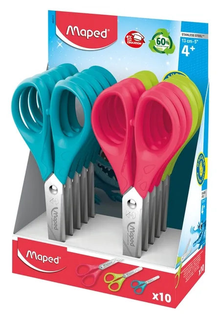 Kinderschaar Maped Essentials 13cm links 10st