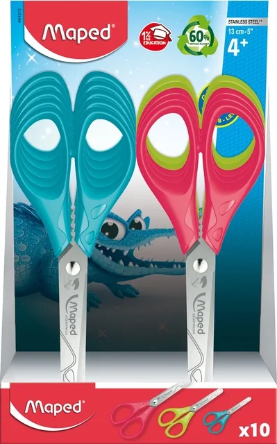 Kinderschaar Maped Essentials 13cm links 10st