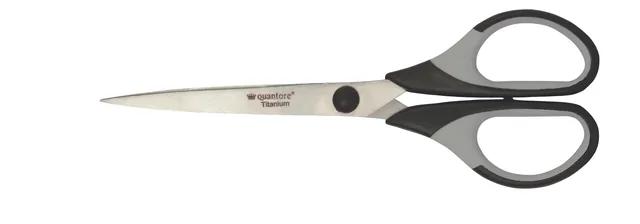 Schaar Quantore 170mm titanium + soft grip handvat