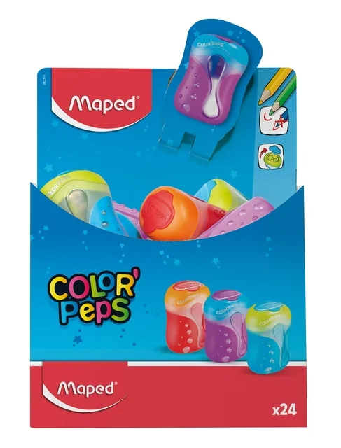 Puntenslijper Maped Color'Peps 2gaats display 24st