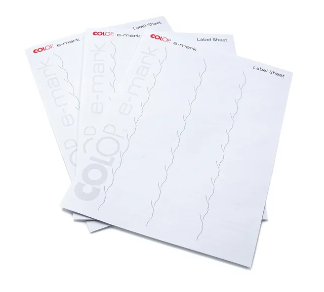 Label Colop Emark 48x18mm 300 stuks wit