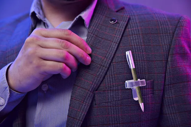 Penhouder Terry clip voor 3 pen/potlood