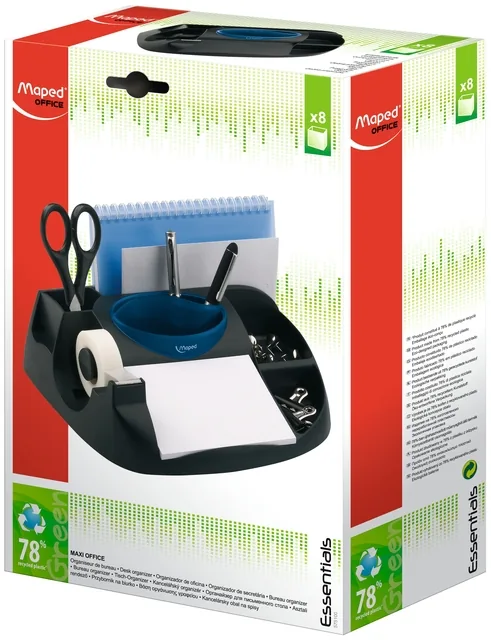 Bureau organizer Maped Essentials Green Maxi zwart