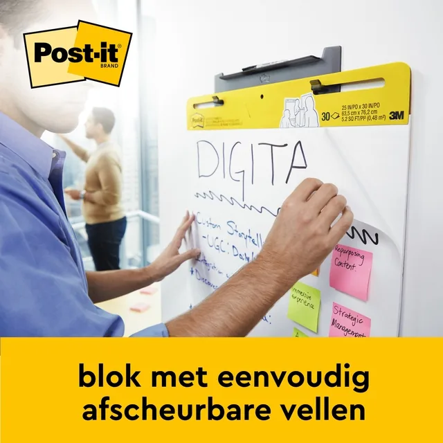 Meeting chart Post-it 566 Super Sticky 50.8cm wit