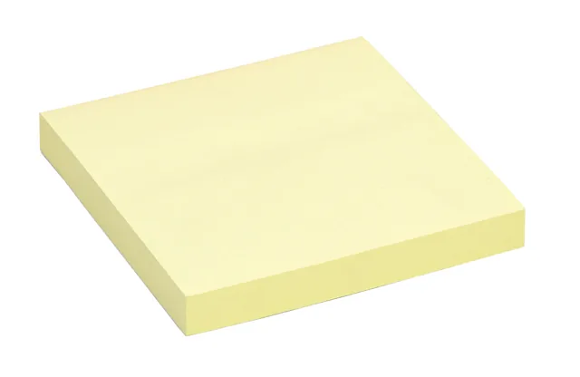 Memoblok Quantore 76x76mm geel