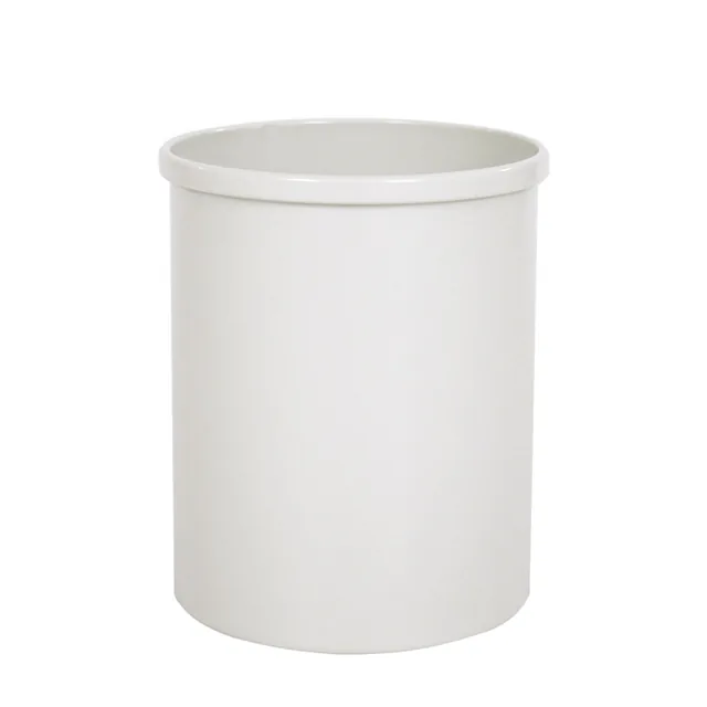 Papierbak rond 15ltr grijswit