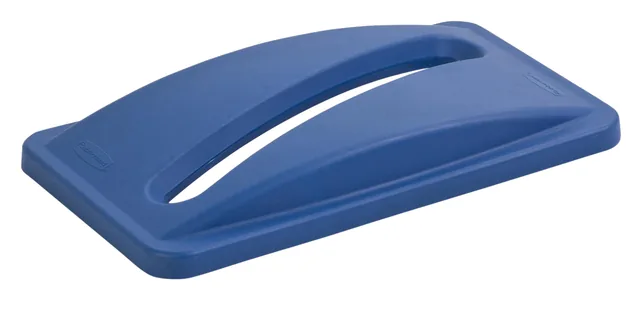 Deksel Rubbermaid Slim Jim Vented papier blauw