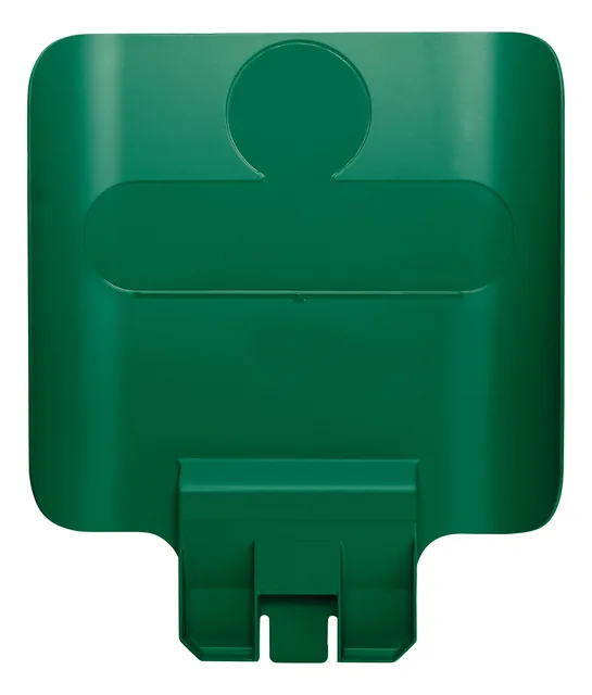 Paneel Rubbermaid Slim Jim RS voor label groen