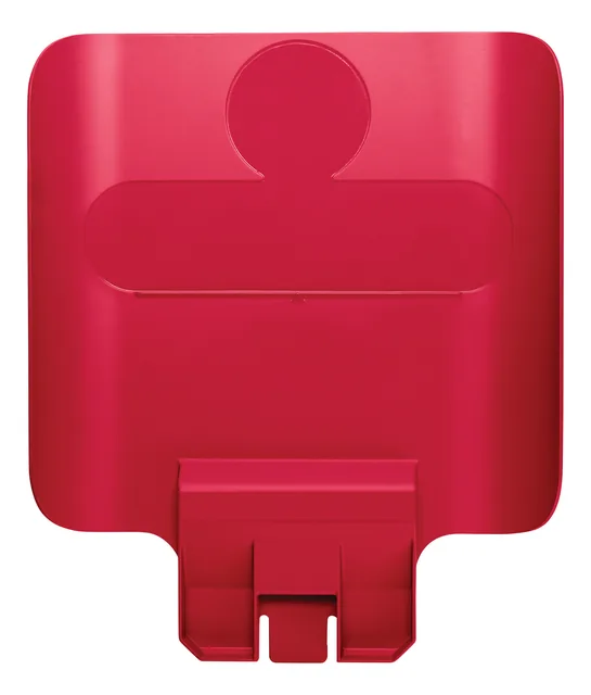 Paneel Rubbermaid Slim Jim RS voor label rood