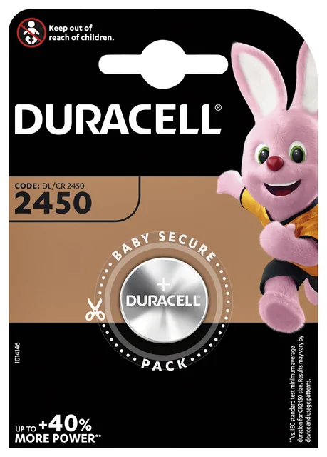 Batterij Duracell 2450 lithium