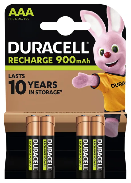 Batterij oplaadbaar Duracell AAA Ultra rcr 900mAh