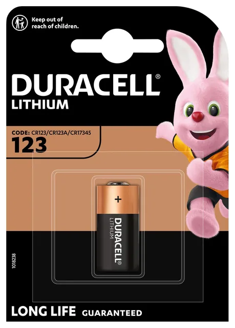 Batterij Duracell 123 lithium