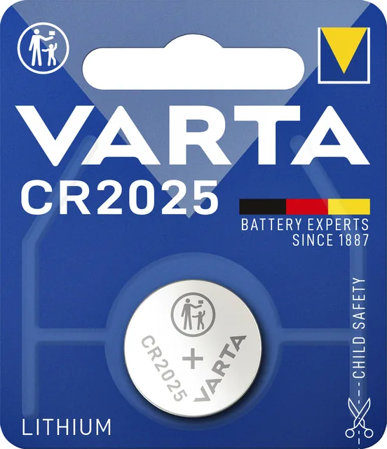 Batterij VARTA knoopcel 1x CR2025 lithium